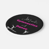 Alles wat ik nodig heb is Gymnastiek en Dance Pape Papieren Bordje (Gekanteld)