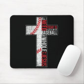 Alles wat ik nodig heb is honkbal en Jezus Christe Muismat (Met muis)