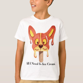 Alles wat ik nodig heb is Ice Cream Boys White t s T-shirt