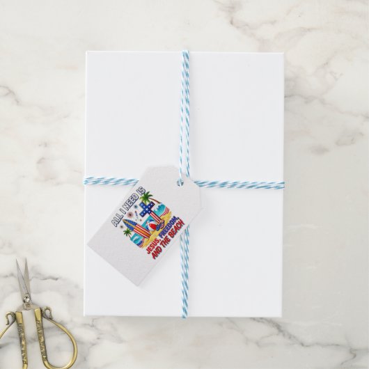 ALLES WAT IK NODIG HEB IS JESUS CADEAULABEL (Met Touw)