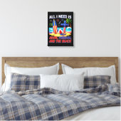 ALLES WAT IK NODIG HEB IS JESUS CANVAS AFDRUK (Insitu (Slaapkamer))