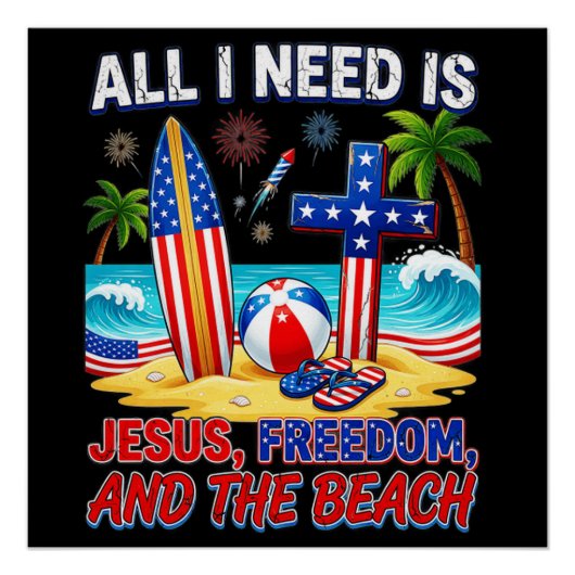 ALLES WAT IK NODIG HEB IS JESUS PERFECT POSTER (Voorkant)