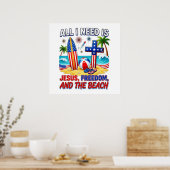 ALLES WAT IK NODIG HEB IS JESUS POSTER (Keuken)