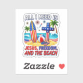 ALLES WAT IK NODIG HEB IS JESUS STICKER (Vel)