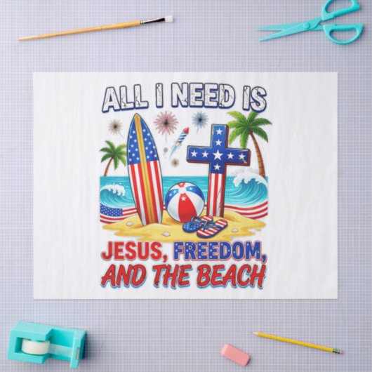 ALLES WAT IK NODIG HEB IS JESUS TISSUEPAPIER (Craft)