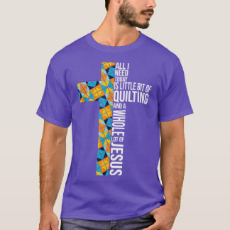 Alles wat ik nodig heb is Jezus en haakliefhebbers T-shirt