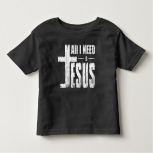 Alles wat ik nodig heb is Jezus Kinder Shirts