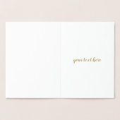 Alles wat ik nodig heb is jij en ik Valentijnsdag Folie Kaarten (Binnen)