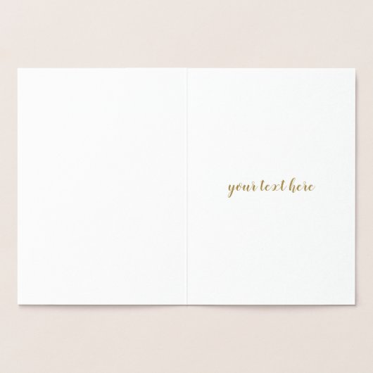 Alles wat ik nodig heb is jij en ik Valentijnsdag Folie Kaarten (Binnen)