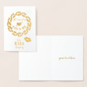 Alles wat ik nodig heb is jij en ik Valentijnsdag Folie Kaarten (Display)