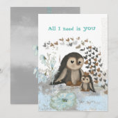 Alles wat ik nodig heb is jou Penguin Kaart (Voorkant / Achterkant)