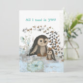 Alles wat ik nodig heb is jou Penguin Kaart (Staand voorkant)