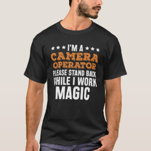Alles wat ik nodig heb is koffie en camera t-shirt