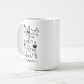 Alles wat ik nodig heb is koffie en Jezus Koffiemok (Voorkant links)