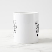 Alles wat ik nodig heb is koffie en mijn kat grote koffiekop (Voorkant)