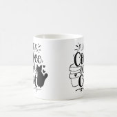 Alles wat ik nodig heb is koffie en mijn kat zwart koffiemok (Center)