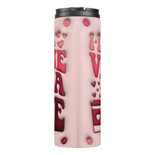 Alles wat ik nodig heb is koffie thermosbeker (Achterkant)