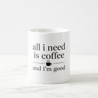 Alles wat ik nodig heb is koffiekopje ☕ Minimalist Koffiemok