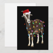 Alles wat ik nodig heb is liefde en een geit feestdagenkaart (Voorkant / Achterkant)