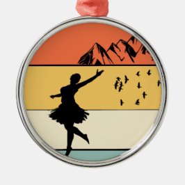 Alles wat ik nodig heb is liefde en Highland Fling Metalen Ornament