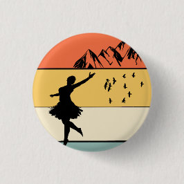 Alles wat ik nodig heb is liefde en Highland Fling Ronde Button 3,2 Cm