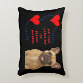 ❤️🐾Alles wat ik nodig heb is liefde en mijn Frans Accent Kussen (Voorkant(Verticaal))