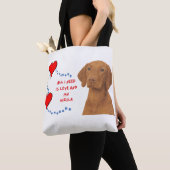 Alles wat ik nodig heb is Liefde & Mijn Vizsla 🐾� Tote Bag (Dichtbij)