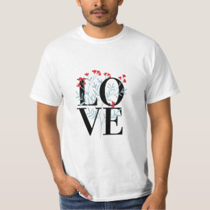 Alles wat ik nodig heb is liefde t-shirt