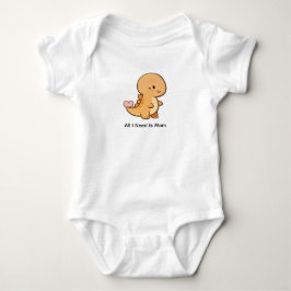 Alles wat ik nodig heb is mama – Cute Baby T-Rex O Romper