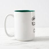 Alles wat ik nodig heb is mascara cafeïne grappige tweekleurige koffiemok (Links)