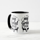 Alles wat ik nodig heb, is mijn geweldige deen Mok (Voorkant links)