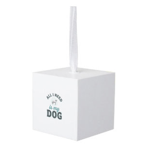 Alles wat ik nodig heb is mijn hond Vintage gravur Decoratie
