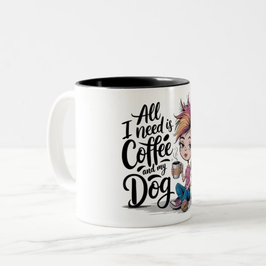 Alles wat ik nodig heb is Mok (Voorkant links)