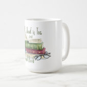 Alles wat ik nodig heb is Tea en een Goede Boek Mo Koffiemok (Voorkant rechts)