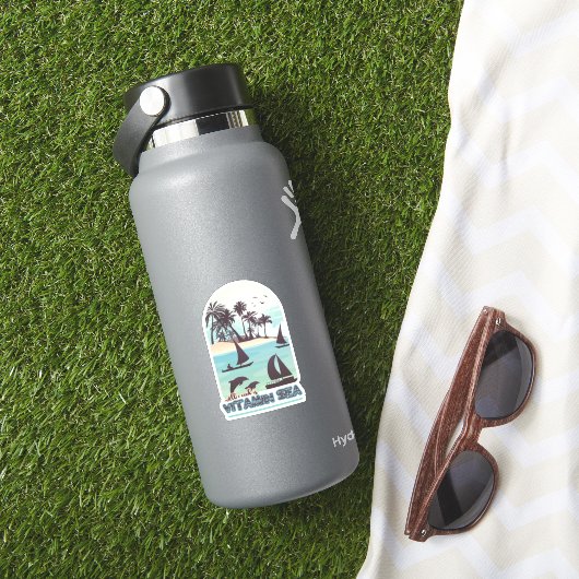 Alles wat ik nodig heb is vitamine Zee Sticker (HydroFlask Insitu)