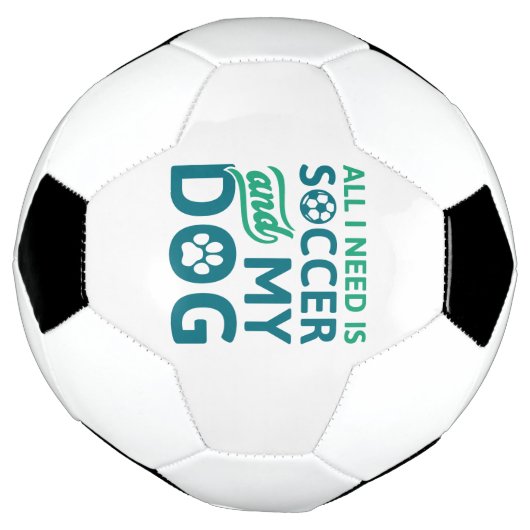 Alles wat ik nodig heb is Voetbal en mijn hond (Gedraaid)