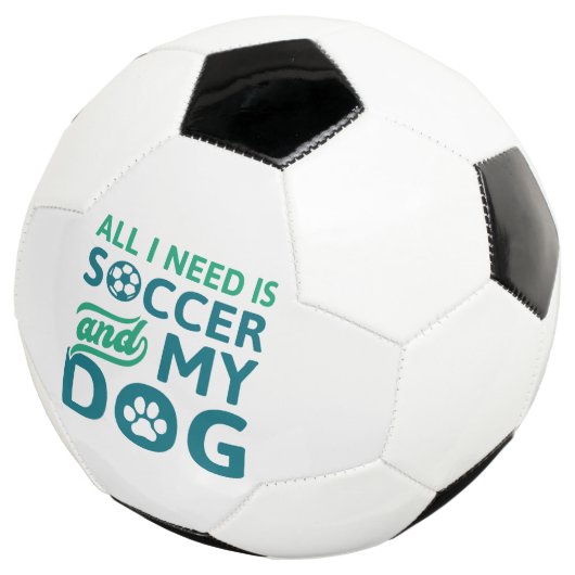 Alles wat ik nodig heb is Voetbal en mijn hond (Drie kwart)