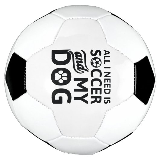 Alles wat ik nodig heb is Voetbal en mijn hond (Gedraaid)