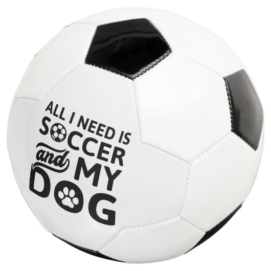 Alles wat ik nodig heb is Voetbal en mijn hond (Drie kwart)