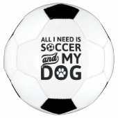 Alles wat ik nodig heb is Voetbal en mijn hond (Voorkant)