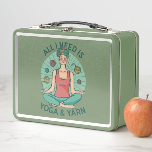 Alles wat ik nodig heb is Yoga en Yarne zin (In situ)