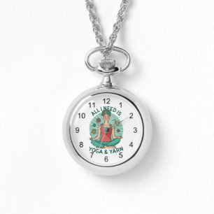 Alles wat ik nodig heb is Yoga en Yarne zin Horloge