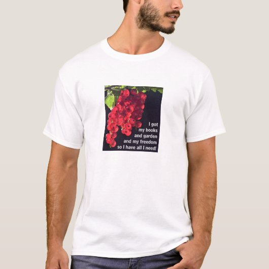 Alles wat ik nodig heb (licht) T-shirt (Voorkant)