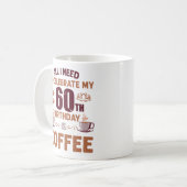 Alles wat ik nodig heb om mijn 60ste verjaardag te koffiemok (Voorkant links)