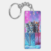 Alles wat ik nodig heb voor Kerstmis Sleutelhanger (Voorkant Links)