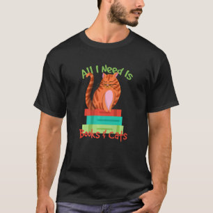Alles wat ik nodig heb, zijn boeken en kratten. t-shirt