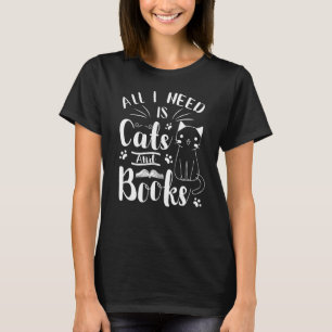 Alles wat ik nodig heb zijn kratten en boeken die t-shirt