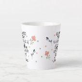 Alles wat ik vandaag nodig heb is koffie en Jezus  Latte Mok (Voorkant)