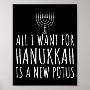 Alles wat ik voor Hanukkah wil is een nieuwe Potus Poster