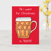 Alles wat ik voor kerstcadeautjes wil kaart (Gele Bloem)